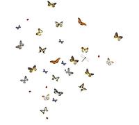 PLAGE 157016 Adesivi murali - Stickers- Farfalle, 2 Fogli, 29,7 x 21 cm