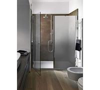 plage 161004 - Decorazione Adesiva per Parete Doccia, in Vinile, 80 x 200 cm, Colore: Grigio