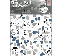plage 164003 - Decorazione Adesiva per Pavimenti in Vinile, 20 x 20 cm, Colore: Grigio