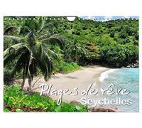 Plages de rêve Seychelles (Calendrier mural 2026 DIN A4 vertical), CALVENDO calendrier mensuel: Les plus belles plages des îles Mahé, Praslin et La Digue