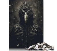 Plague Doctor Portrait Puzzle Impossibili 1000Pcs Decorazione Per La Casa. Giochi Rilassamento E Intelligence Per Adulti E Ragazzi Da 14 Anni 500pcs (52x38cm)