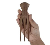 Plai Na Pettine per capelli africani | Pettine per treccia in legno afro Pick Pettine a tre denti Cornrows Stylist