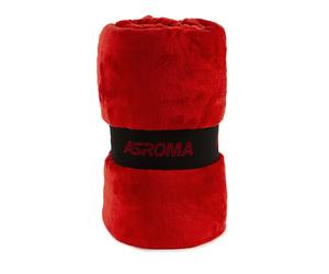 PLAID AS ROMA 150x210 CM PRODOTTO UFFICIALE COPERTINA CALCIO ORIGINALE