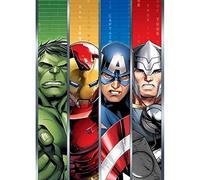 Plaid Avengers, Marvel, coperta invernale per bambini, 140 x 70 cm, multicolor