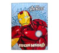 Plaid Bassetti Iron Man coperta in pile Marvel Avengers 130x170 cm