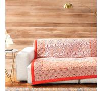 Plaid Bassetti Nairobi R1 Terracotta Rosso - 135x190 cm in Cotone Imbottito