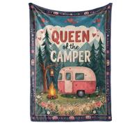 Plaid Camping RV Lovers Blue Coperta Per Sedia Divano L