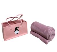 Plaid Con Borsa "Gnomo" Coperta Invernale In Morbido Coral Misura Matrimoniale