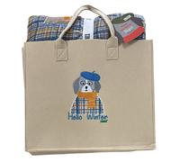Plaid Con Borsa Irge Coperta Invernale In Morbido Pelliccia Misura 200×225 cm