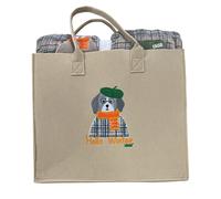 Plaid Con Borsa Irge Coperta Invernale In Morbido Pelliccia Misura 200×225 cm