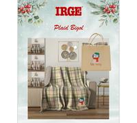 Plaid Con Borsa Irge Coperta Invernale In Morbido Pelliccia Misura 200×225 cm