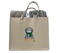Plaid Con Borsa Irge Coperta Invernale In Morbido Pelliccia Misura 200×225 cm