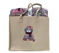 Plaid Con Borsa Irge Coperta Invernale In Morbido Pelliccia Misura 200×225 cm