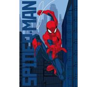 Plaid Coperta Morbida Spiderman, Plaid Divano Morbido e Caldo, cm.100x150, Coperta Letto in Coral