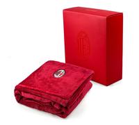 Plaid Coral A.C. Milan Rosso Coperta morbida 130x160 cm prodotto ufficiale