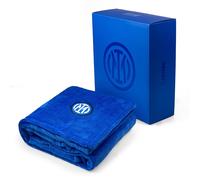 Plaid Coral Inter F.C. Azzurro Coperta morbida 130x160 cm prodotto ufficiale