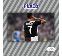 Plaid Cristiano Ronaldo Juventus coperta biancheria letto idea regalo