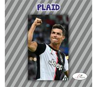 Plaid Cristiano Ronaldo Juventus coperta biancheria letto idea regalo