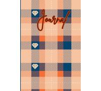 Plaid Design Journal - 120 Page Lined Notebook, 6x4 Inch Pocket Size - Classic Tartan Pattern Journal for Notes, Travel, School, or Gifts