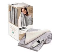 Plaid elettrico IMETEC adapto ADAPTO plus grigio e bianco 160x120 cm Grigio - bianco