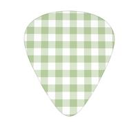 Plaid in lino verde salvia,12 pezzi di plettri per chitarra, 3 plettri di diverso spessore per chitarra acustica, basso, ukulele