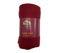 Plaid Pile AS. Roma Ufficiale Misura 120x150cm Poliestere colore Rosso