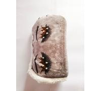 Plaid in pile 3D agnellato caldissimo stampati matrimoniale 200x210 cm.D31