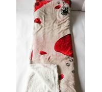 Plaid in pile 3D agnellato caldissimo stampati matrimoniale 210x230 cm. B764