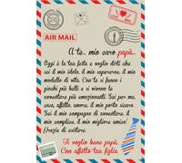 Plaid in pile A te nostro caro Papà dedica lettera idea regalo dai figli