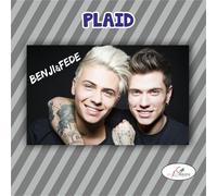 Plaid in pile BENJI E FEDE coperta pesante calda cantanti idoli regalo