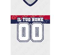 Plaid in pile Bologna Personalizzato con Nome e Numero regalo per tifoso