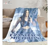 Plaid in pile Francesca Michielin cantante musica idola idea regalo