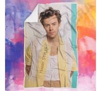 Plaid in pile Harry Styles cantante coperta calda idolo idea regalo