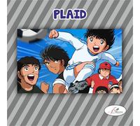 Plaid in pile Holly e Benji cartoni tv idoli campioni coperta calda idea regalo