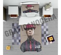 Plaid in pile J-AX cantante rap hip hop coperta calda idolo idea regalo