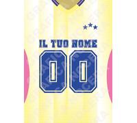 Plaid in pile Juventus Personalizzato con Nome e Numero regalo per tifoso