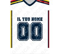 Plaid in pile Lecce Personalizzato con Nome e Numero regalo per tifoso