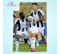 Plaid in pile Lorenzo Lucca Udinese tifosi coperta calda idea regalo