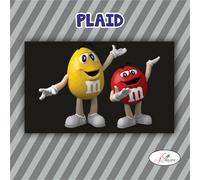 Plaid in pile M&M'S cioccolata coperta calda inverno goloso idea regalo