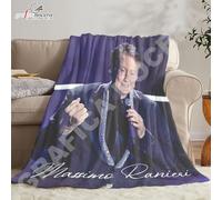 Plaid in pile Massimo Ranieri cantante musica idola idea regalo