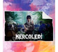 Plaid in pile Mercoledì Addams serie tv idea regalo