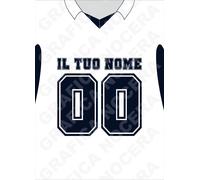 Plaid in pile Napoli Personalizzato con Nome e Numero regalo per tifoso