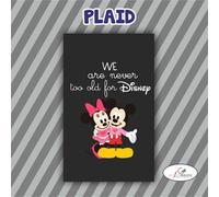 Plaid in pile Non Siamo Mai Troppo Vecchi coperta calda idoli regalo