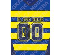 Plaid in pile Parma Personalizzato con Nome e Numero regalo per tifoso