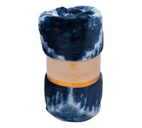 Plaid in pile pesante coral Laura Biagiotti caldo e soffice Aralia blu