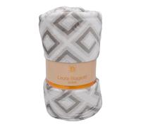 Plaid in pile pesante coral Laura Biagiotti caldo e soffice Aralia grigio