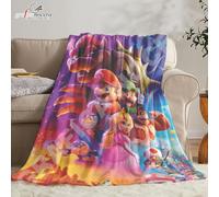 Plaid in pile Super Mario Bros coperta calda idolo idea regalo bambino