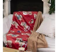 Plaid in Pile Teddy Snow Effetto Agnellato 130x160 cm - Coccole Calde