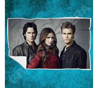 Plaid in pile The Vampire Diaries biancheria letto serie tv coperta calda regalo