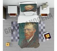 Plaid in Pile Vincent Van Gogh quadro Notte Stellata Pittore dipinto idea regalo